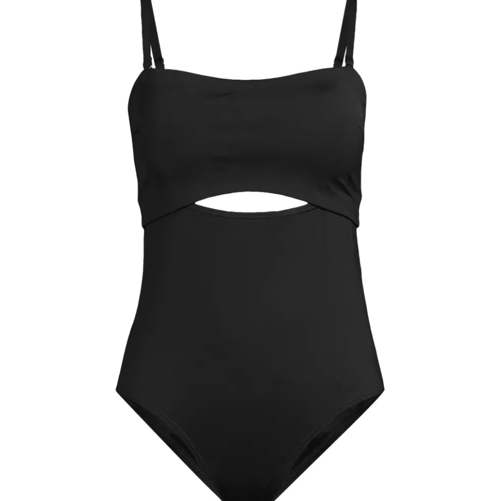 Women's Bandeau Cut Out One Piece