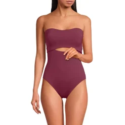 Women's Bandeau Cut Out One Piece