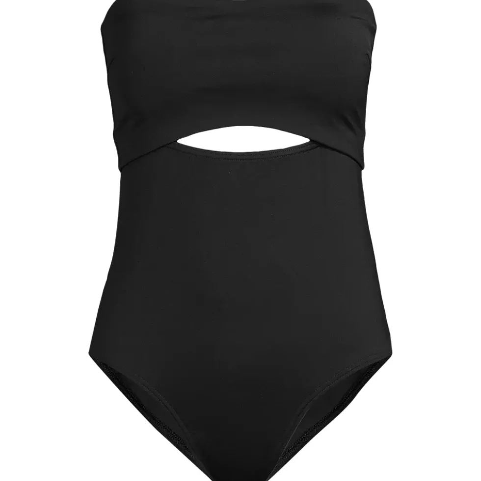 Women's Bandeau Cut Out One Piece