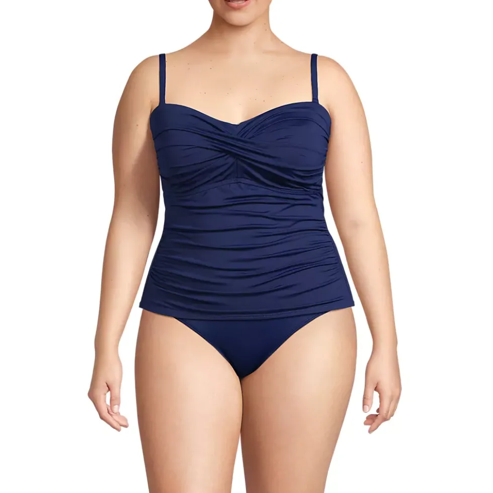 Women's Bandeau Tankini Swimsuit Top