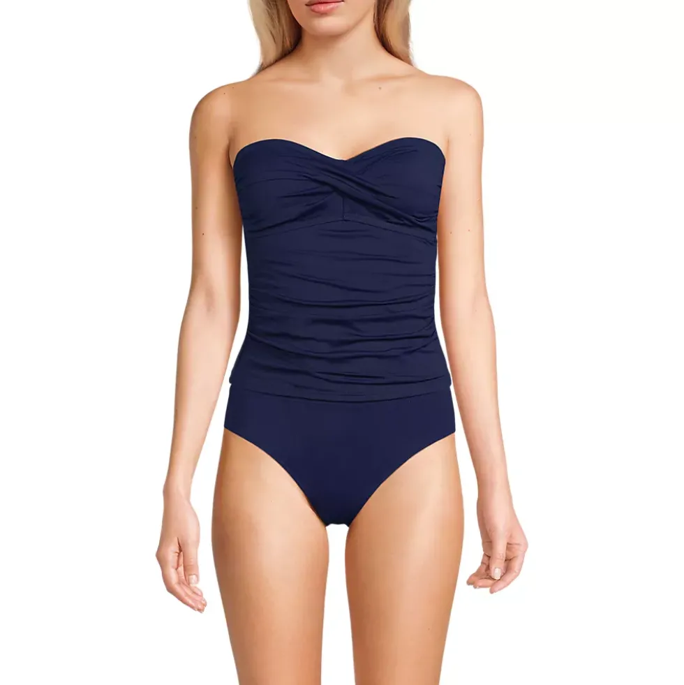 Women's Bandeau Tankini Swimsuit Top