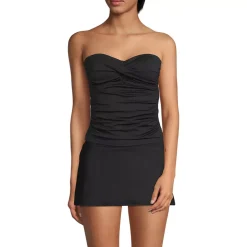 Women's Bandeau Tankini Swimsuit Top