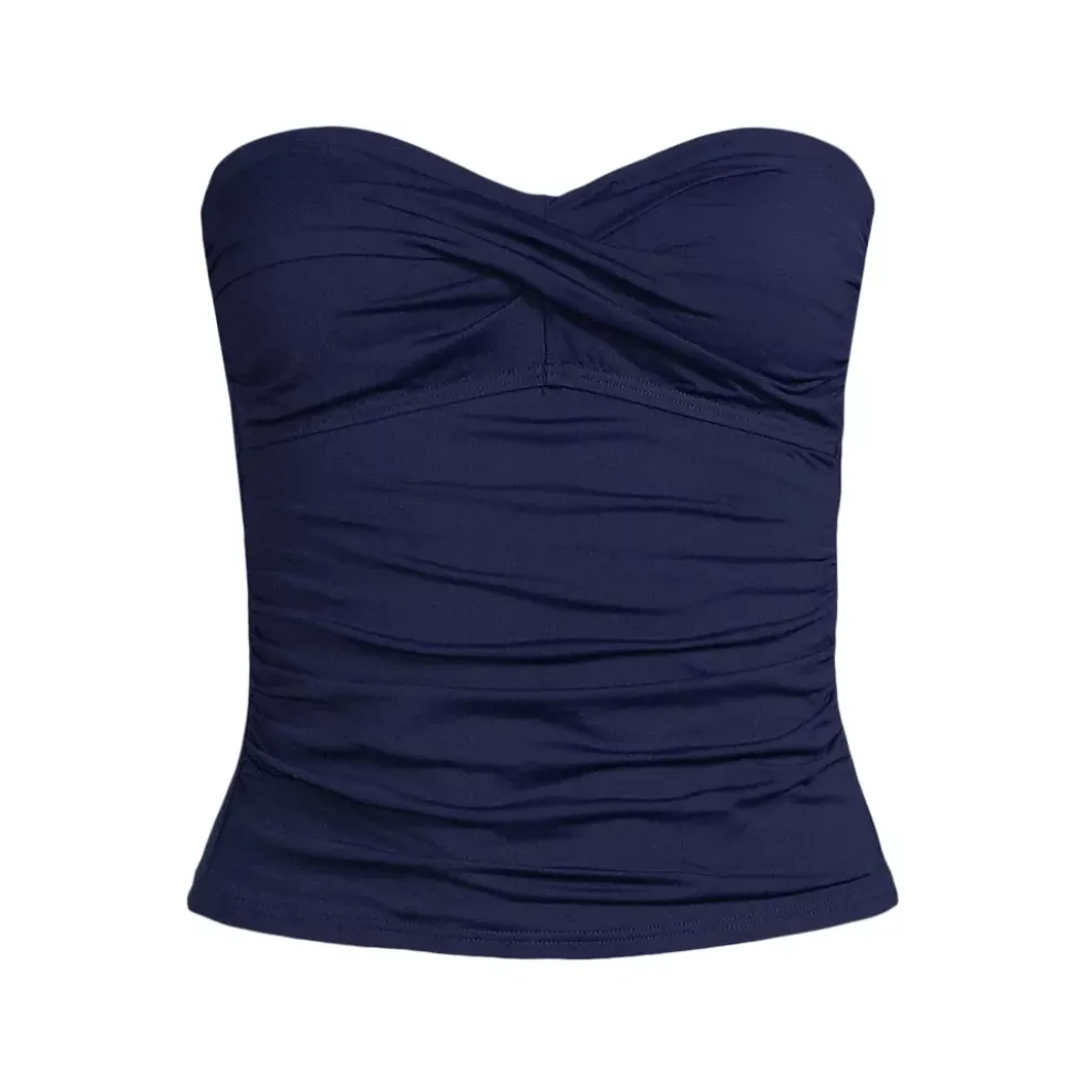 Women's Bandeau Tankini Swimsuit Top