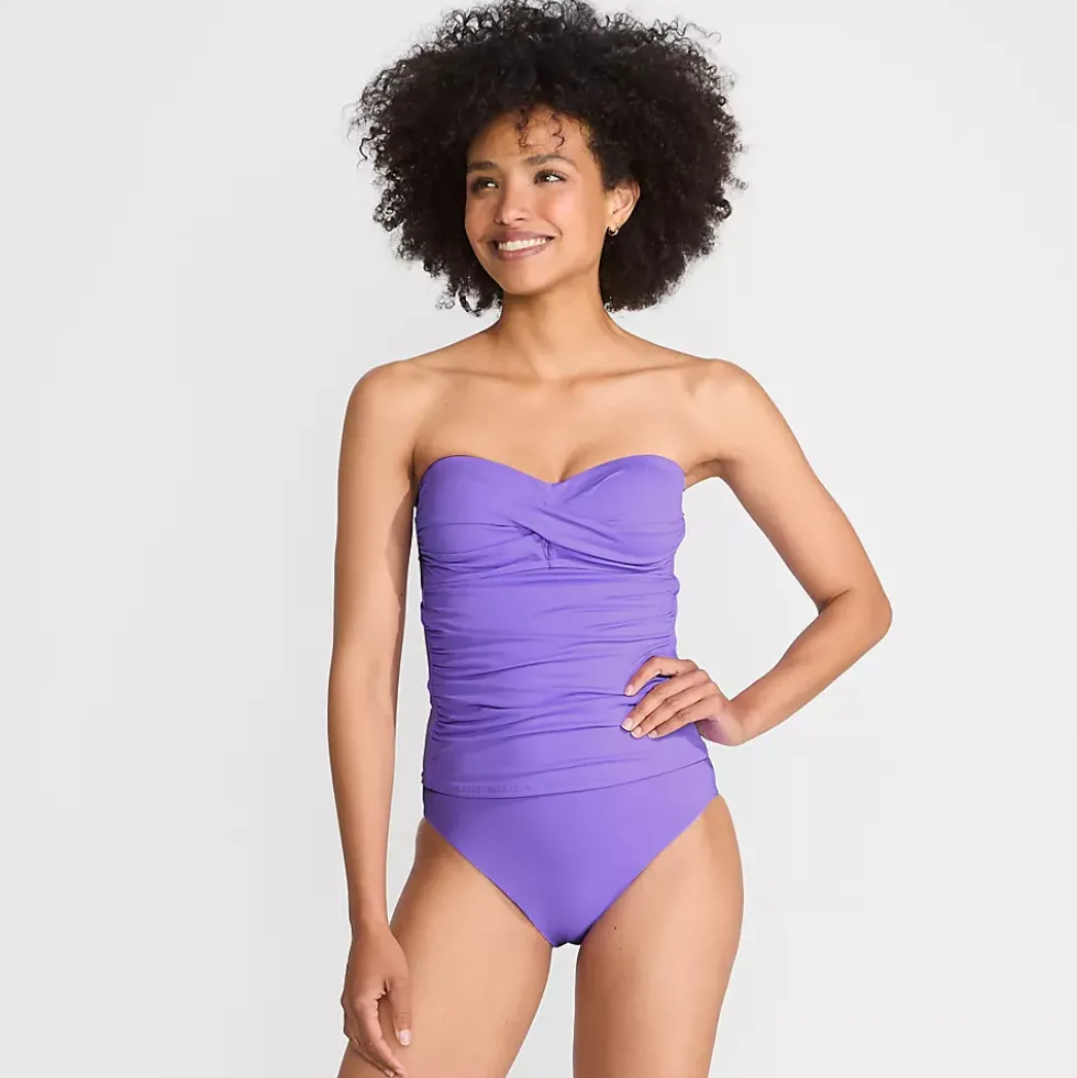 Women's Bandeau Tankini Swimsuit Top