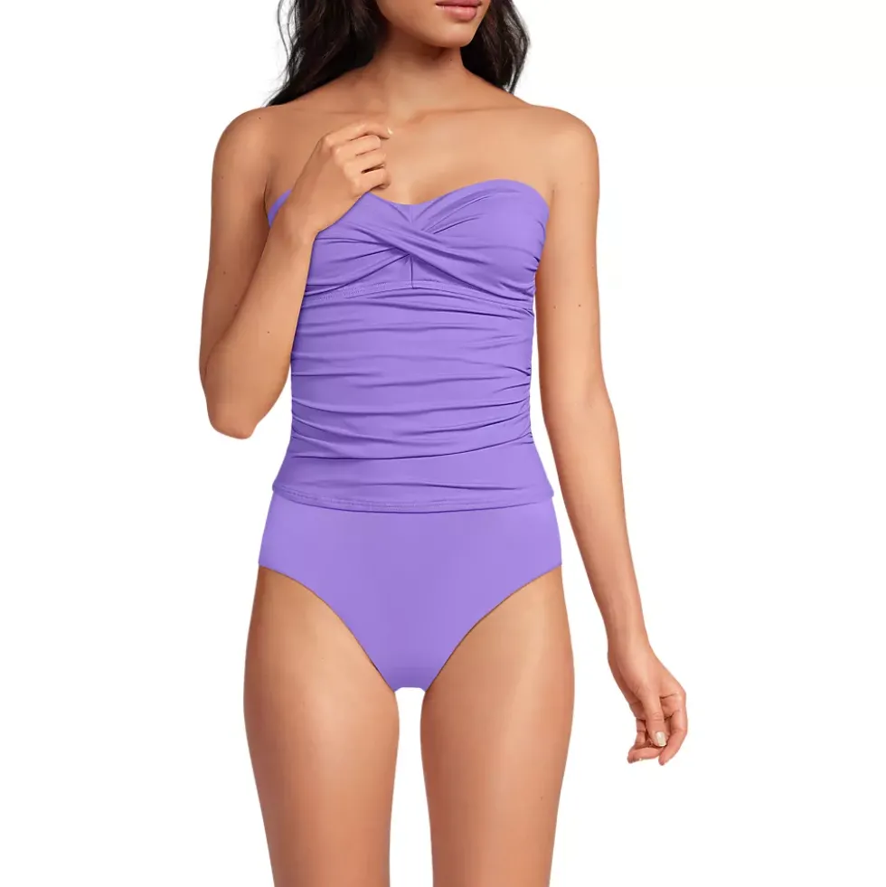 Women's Bandeau Tankini Swimsuit Top