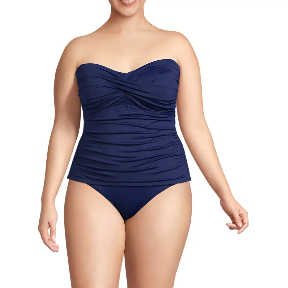 Women's Bandeau Tankini Swimsuit Top