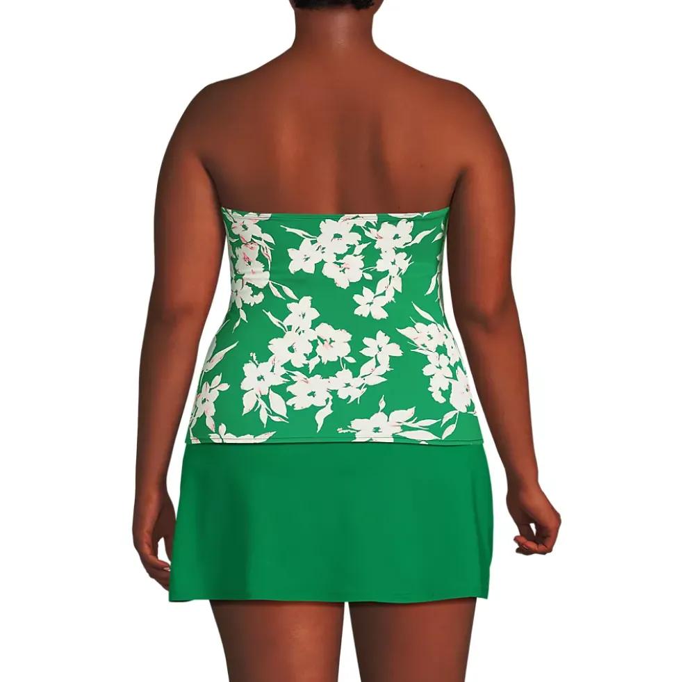 Women's Bandeau Tankini Swimsuit Top