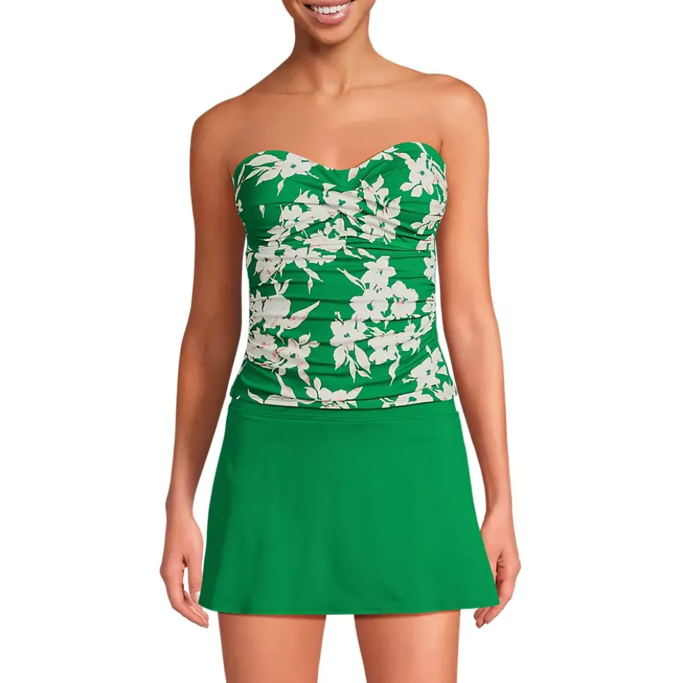 Women's Bandeau Tankini Swimsuit Top