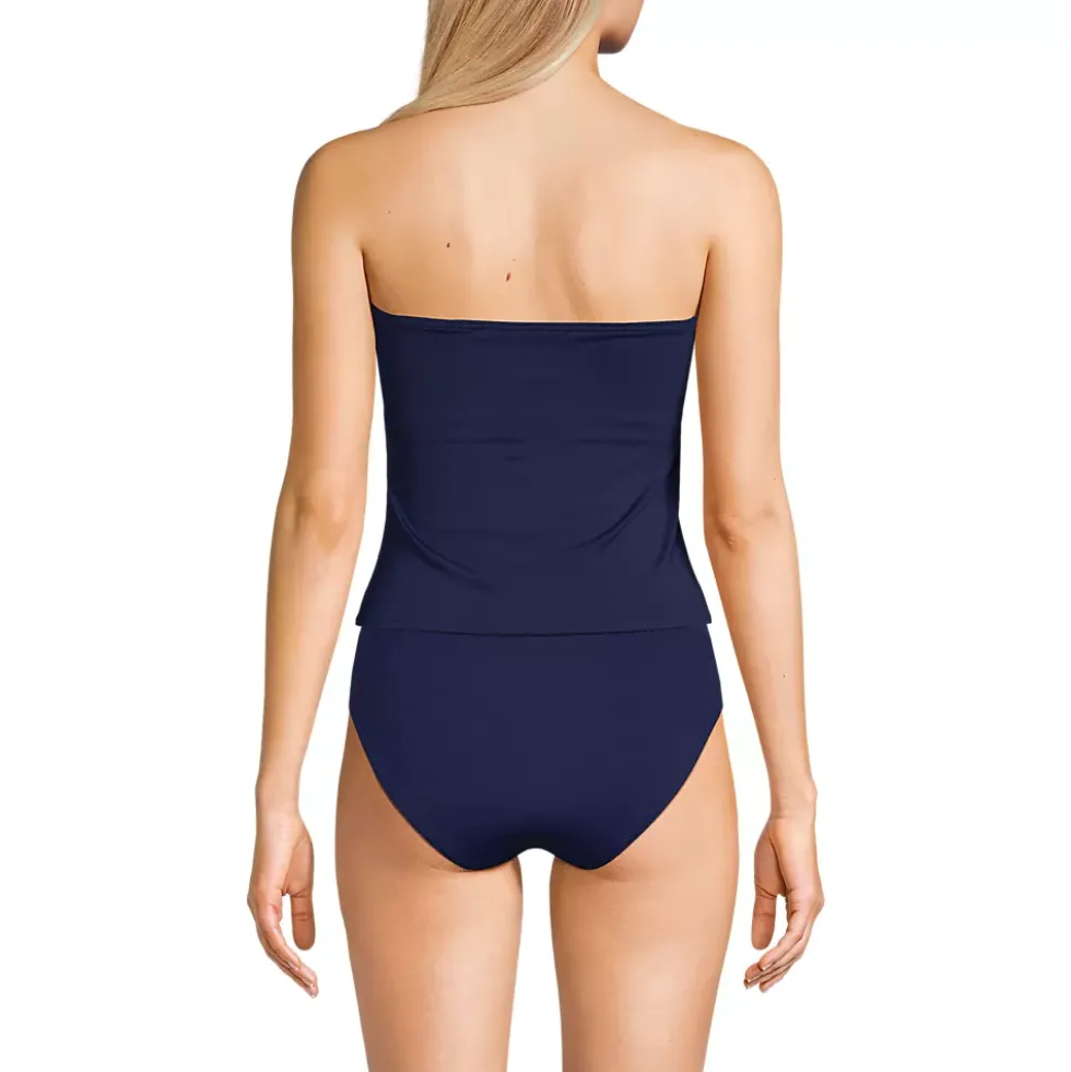 Women's Bandeau Tankini Swimsuit Top