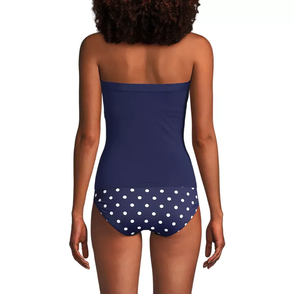 Women's Bandeau Tankini Swimsuit Top