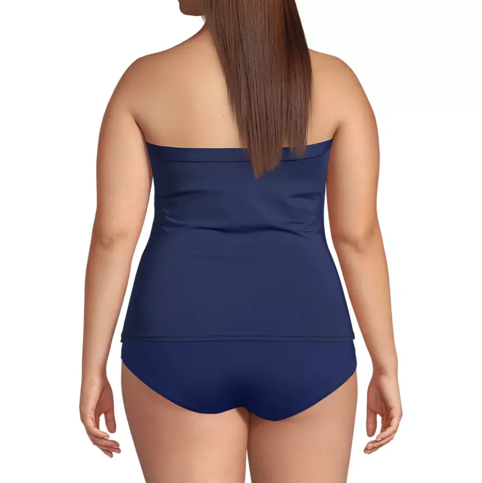 Women's Bandeau Tankini Swimsuit Top