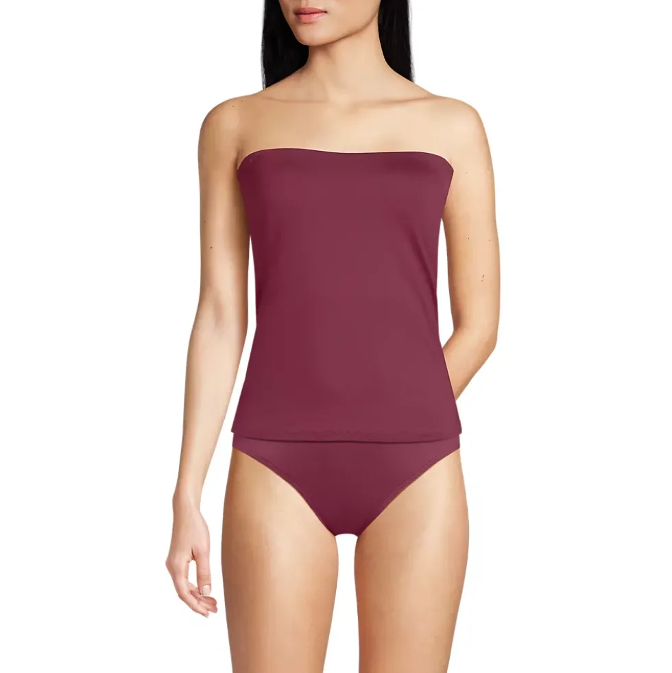 Women's Bandeau Tankini Top