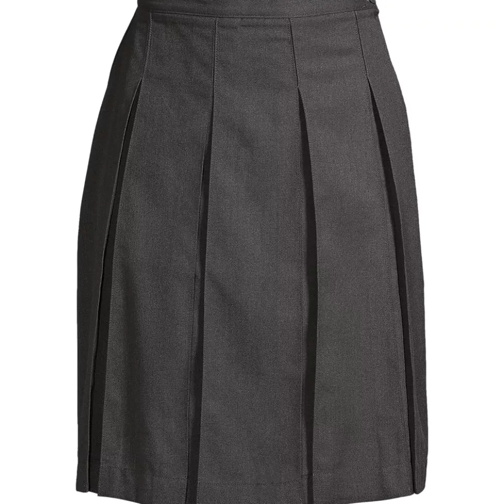 Women's Below The Knee Box Pleat Skirt