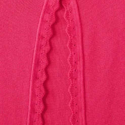 Women's Blend Scallop Edge Fitted Cardigan Sweater - Set Top
