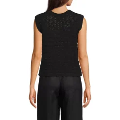 Women's Blend Texture U Neck Vest Sweater