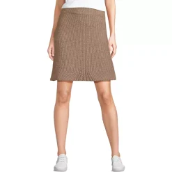 Women's Boucle Shaker Above the Knee Sweater Skirt