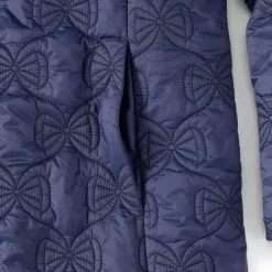 Women's Bow Quilted Insulated Coat