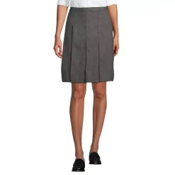 Women's Box Pleat Skirt Above the Knee