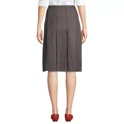 Women's Box Pleat Skirt Below the Knee