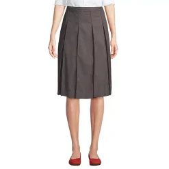 Women's Box Pleat Skirt Below the Knee