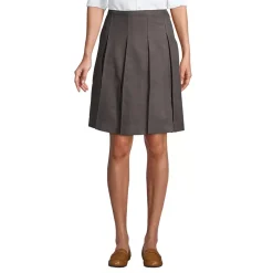 Women's Box Pleat Skirt Top of Knee