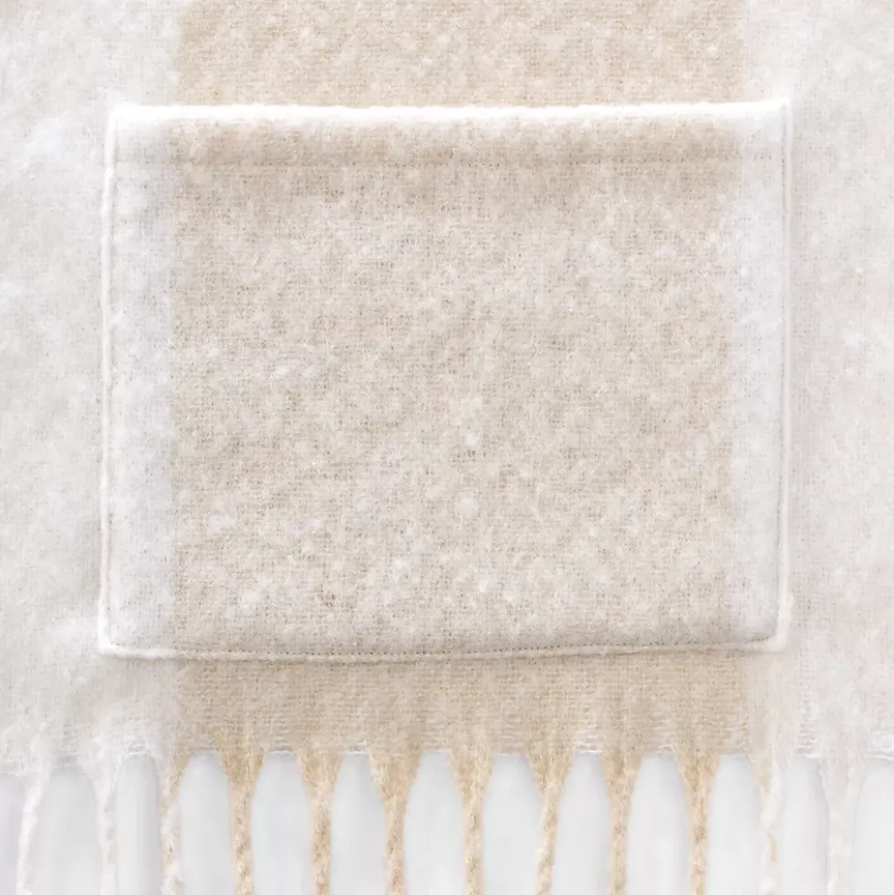 Women's Brushed Blanket Fringe Scarf