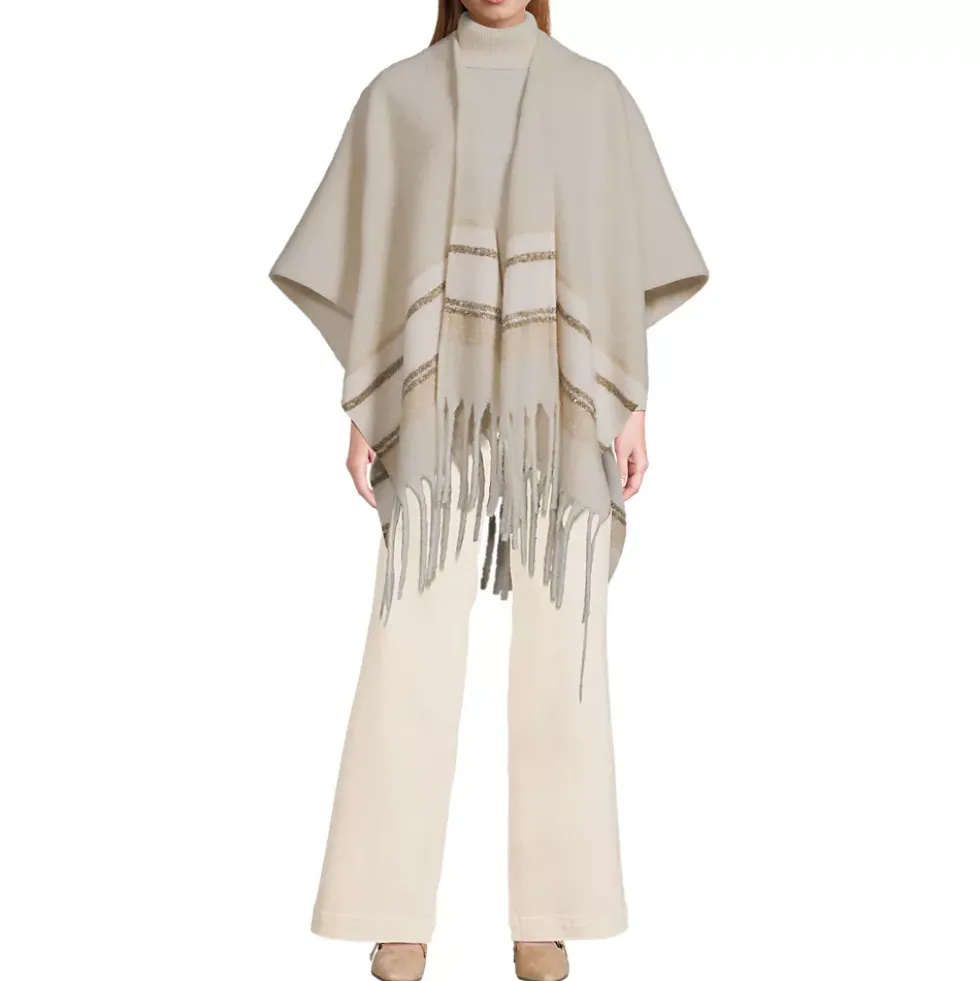 Women's Brushed Boucle Ruana
