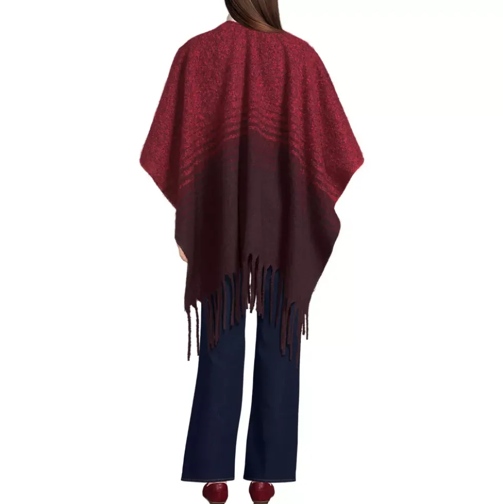 Women's Brushed Boucle Ruana