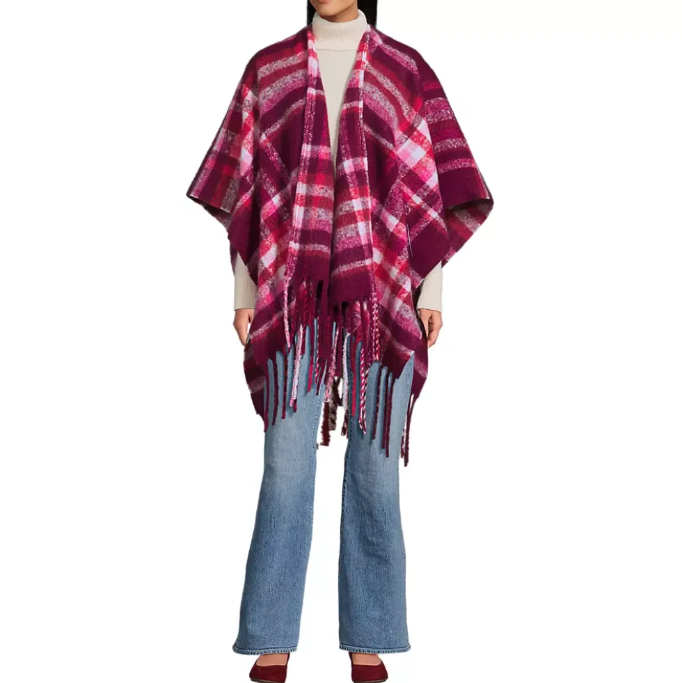 Women's Brushed Boucle Ruana
