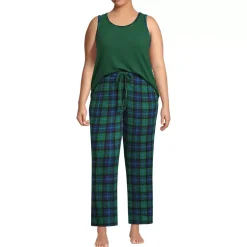 Women's Brushed Cozy Waffle Jersey 3 Piece Pajama Set - Tank Top Pant and Robe