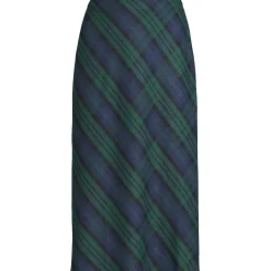 Women's Brushed Flannel Midi Column Skirt