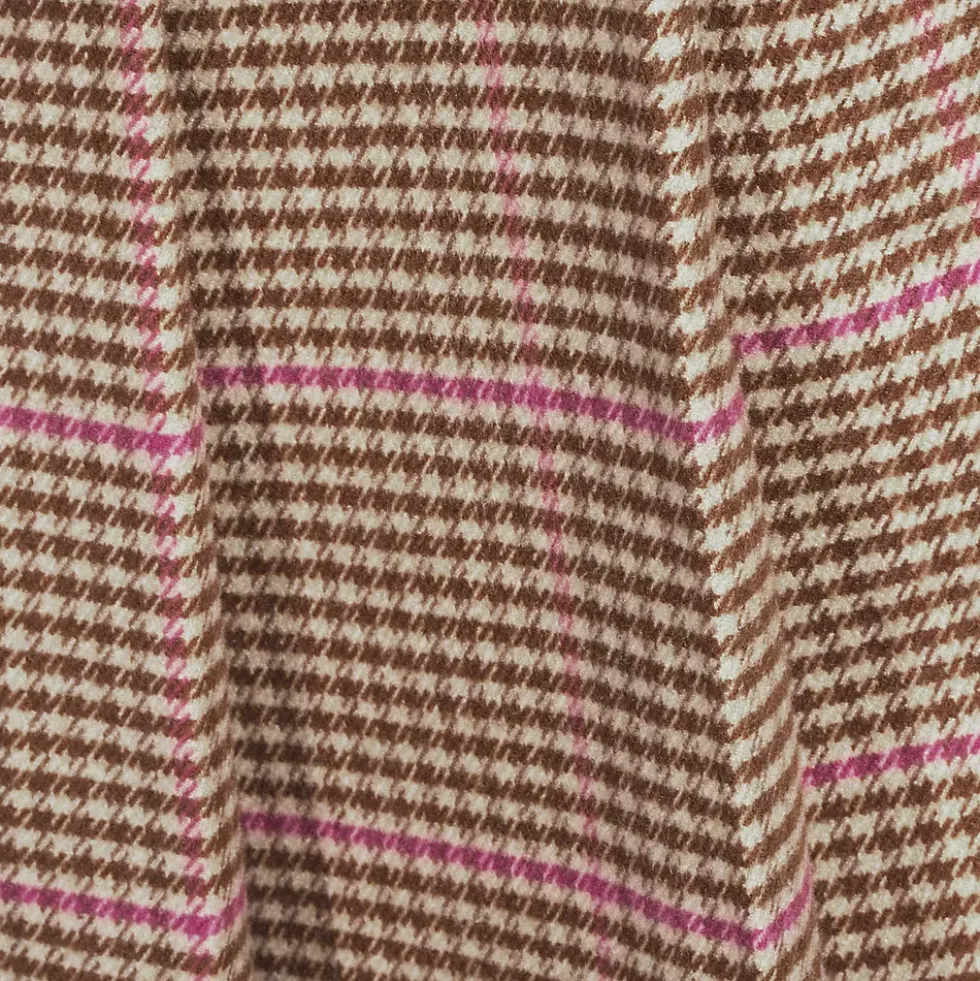 Women's Brushed Flannel Pleated Mini Skirt