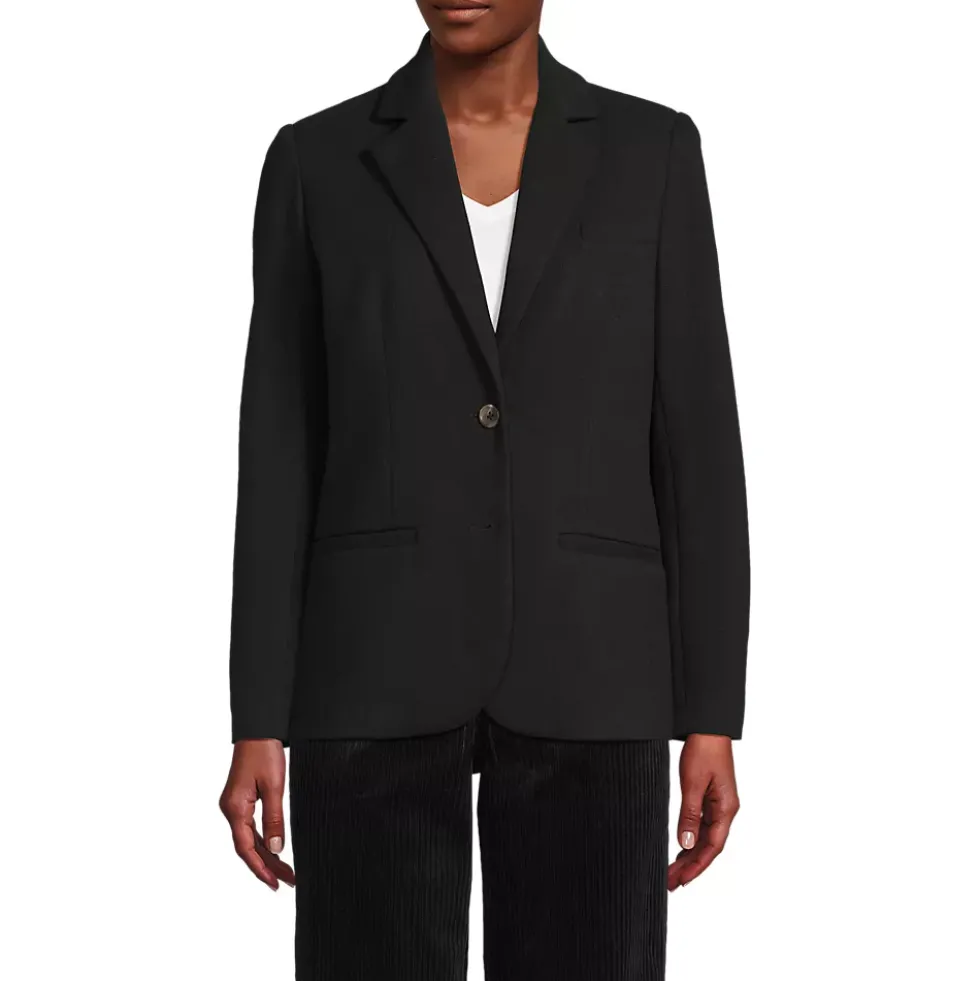 Women's Brushed Ponte Traditional Blazer