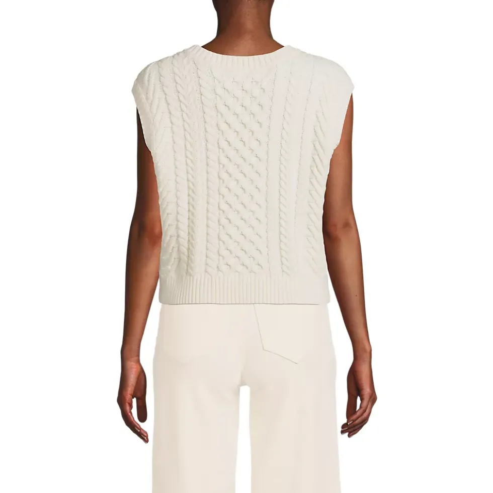 Women's Cable Vest Sweater