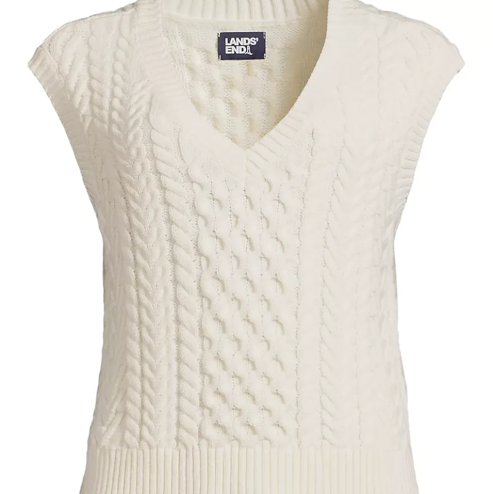 Women's Cable Vest Sweater