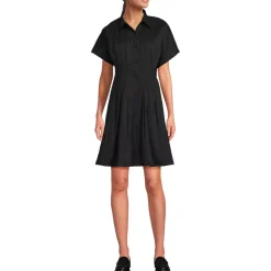 Women's Cambric Above the Knee Shirt Dress