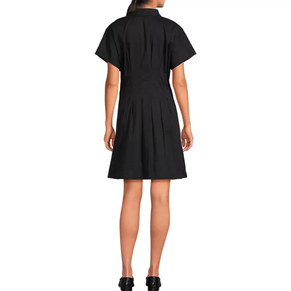 Women's Cambric Above the Knee Shirt Dress