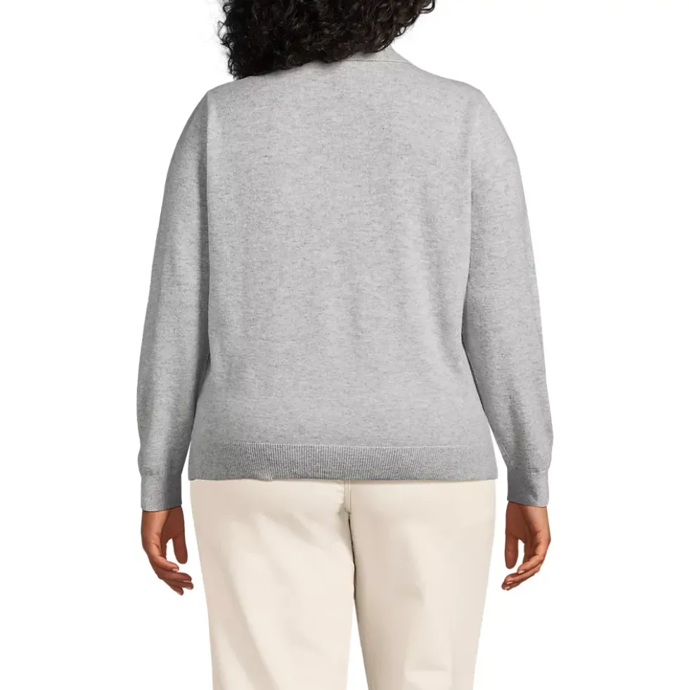 Women's Cashmere Johnny Collar Sweater