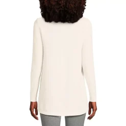 Women's Cashmere Mock Neck Swing Tunic Sweater