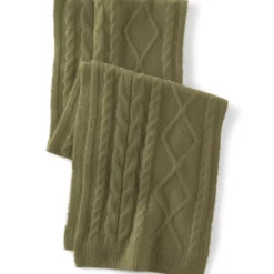 Women's CashTouch Cable Knit Scarf