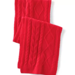 Women's CashTouch Cable Knit Scarf