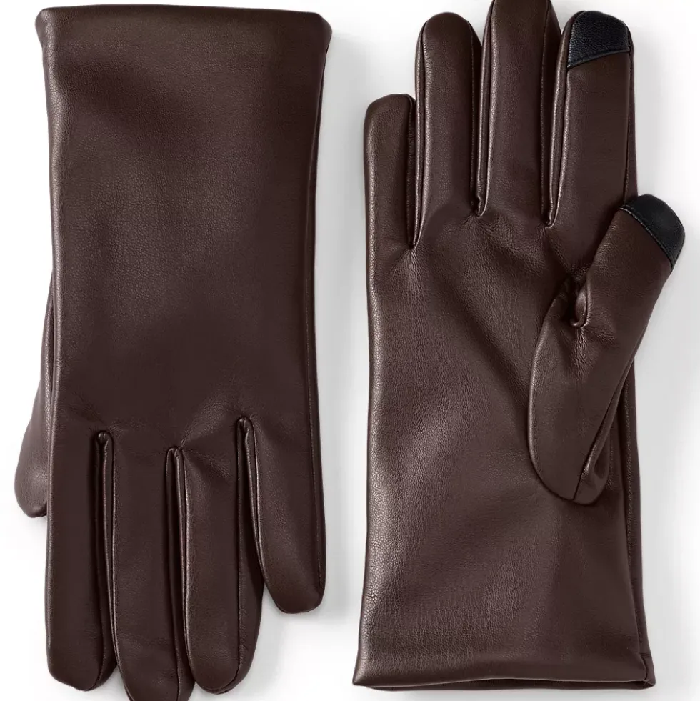 Women's Cashtouch Lined Faux Leather Glove