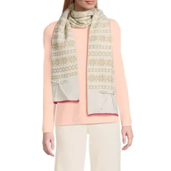 Women's CashTouch Pattern Knit Scarf