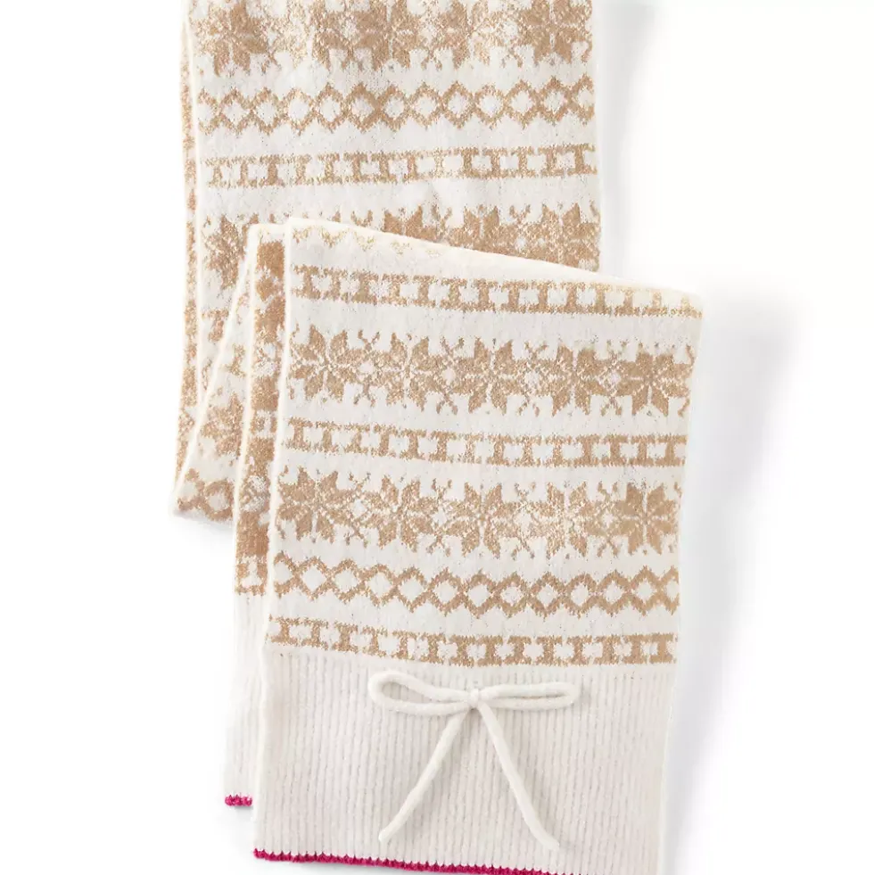 Women's CashTouch Pattern Knit Scarf