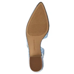 Women's Chambray Slingback Low Heels