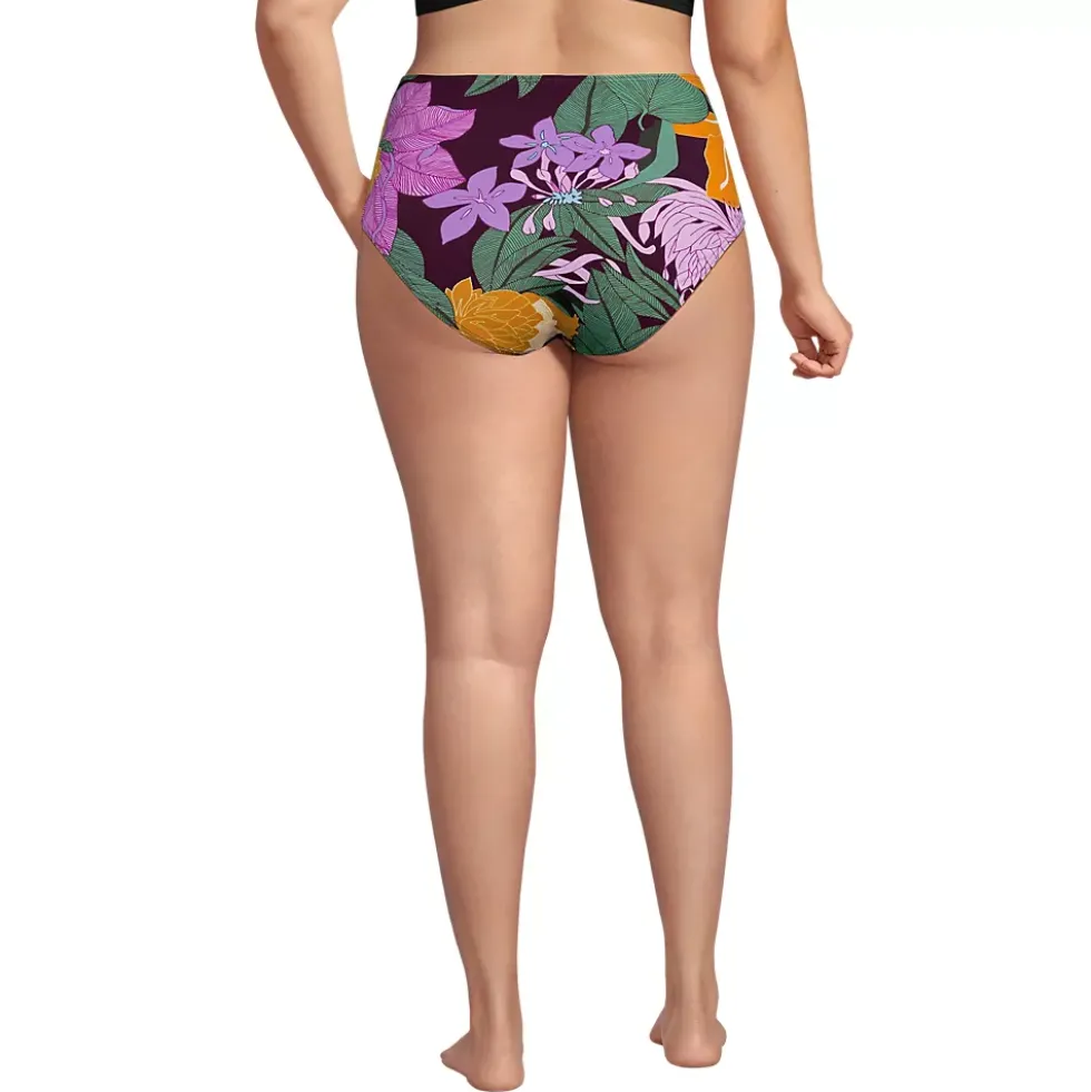 Women's Cheeky High Waisted Bikini Bottoms