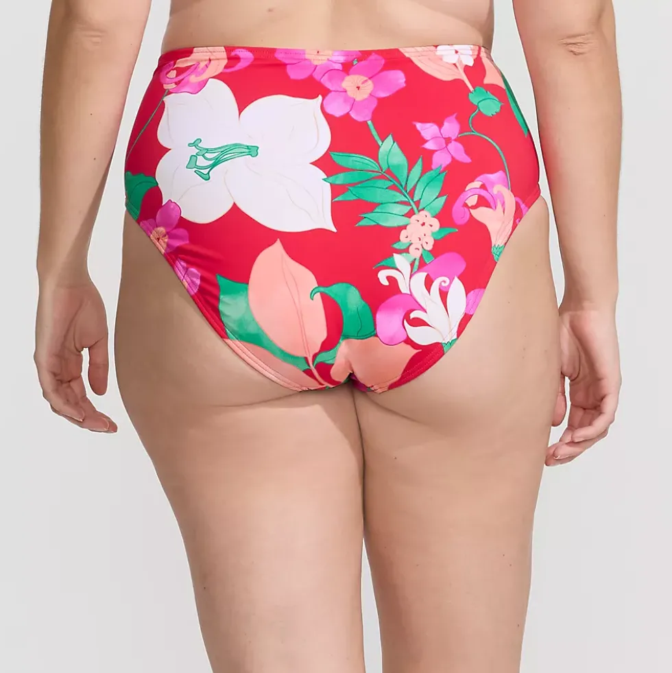 Women's Cheeky High Waisted Bikini Bottoms