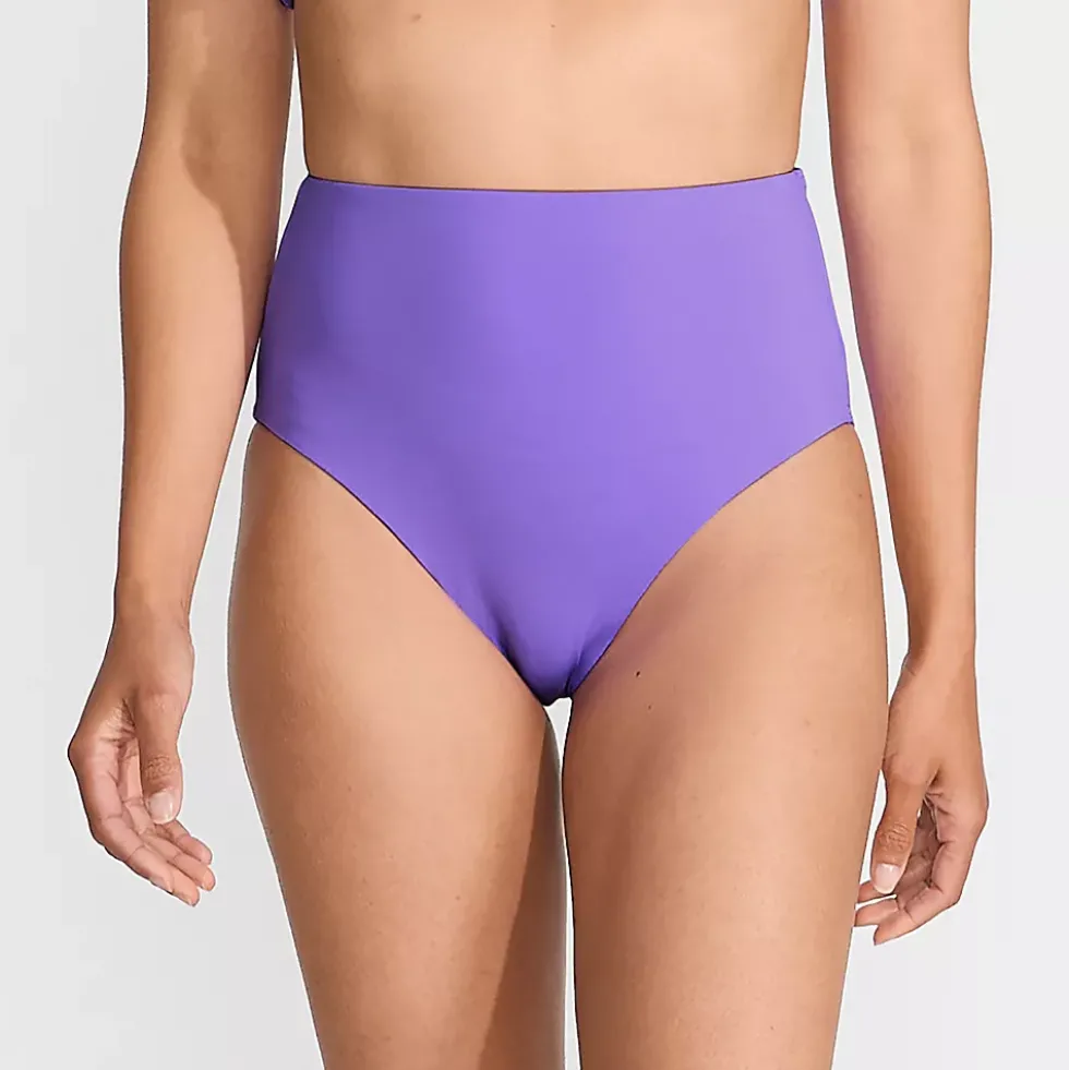 Women's Cheeky High Waisted Bikini Bottoms