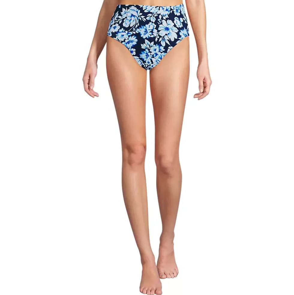 Women's Cheeky High Waisted Bikini Bottoms