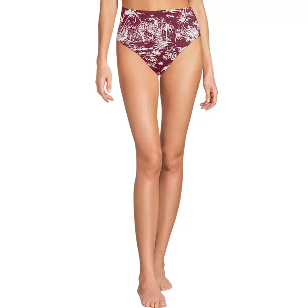 Women's Cheeky High Waisted Bikini Bottoms